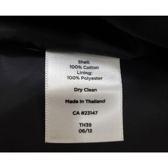 TALBOTS Woman Black Velour Velvet Red Rose Floral Lined Midi Pencl Skirt 24W - Picture 7 of 8